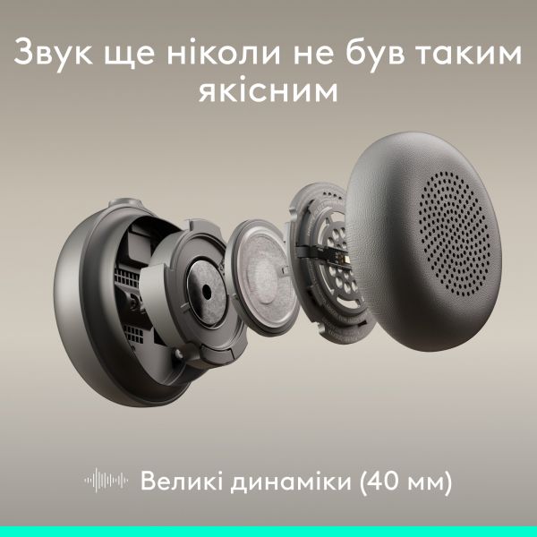 ��������� Logitech Zone Wired 2 USB Graphite (981-001619) - �������� 4