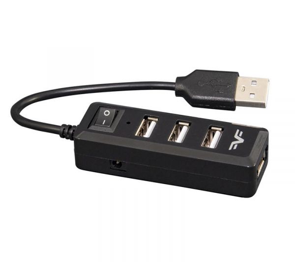  USB 2.0 Frime 4USB2.0 Black (FH-20000) -  1