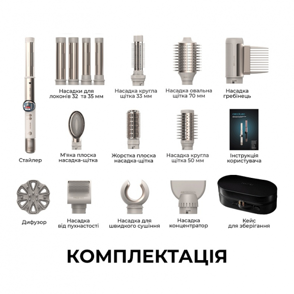 ������� Cecotec AirGlam 14in1 Flex Champagne (A01_EU01_114727) - �������� 2