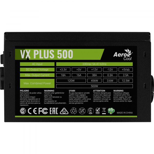 ���� ������� AeroCool VX Plus Stealth 500 (ACPN-VS50NEY.12) 500W - �������� 3