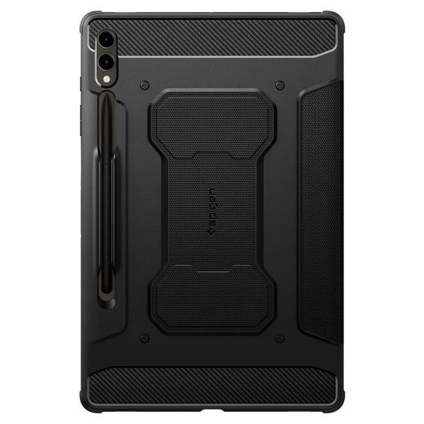 - Spigen Rugged Armor Pro  Samsung Galaxy Tab S9+ 12.4 SM-X810/SM-X816 / Tab S10+ 12.4 SM-X820/SM-X826 Black (ACS06539) -  3