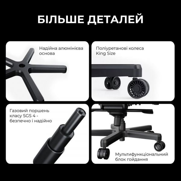 ������ ��� �������� Anda Seat Kaiser 3E XL Grey Fabric (AD23YC-XL-09-G-CF-G01) - �������� 14