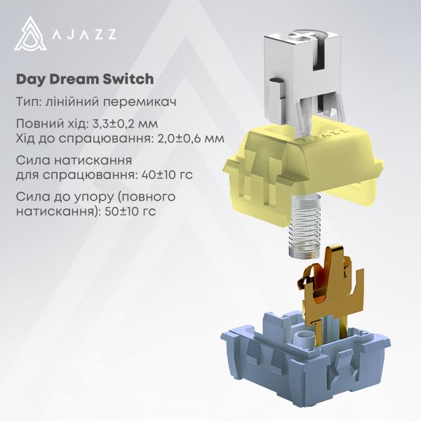   Ajazz AK820 Max Plus Day Dream Switch White (AK820MAX-DD-BWD) -  6