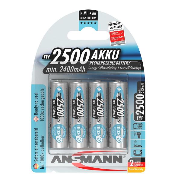 ������������ Ansmann AA/HR06 NI-MH 2500 mAh BL 4 �� - �������� 1