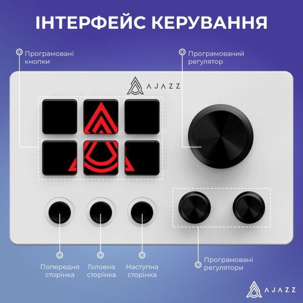 ���������� ��� ��������� Ajazz AKP03E USB White - �������� 7