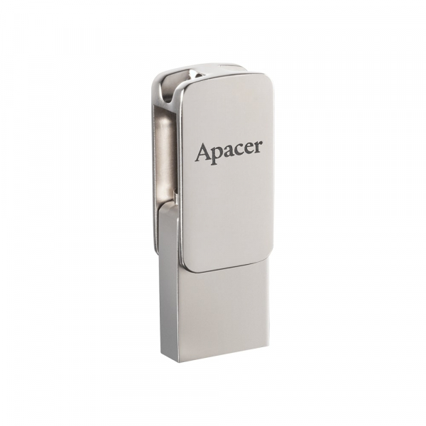 ����-����������� USB3.2 64GB Apacer AH181 Silver (AP64GAH181S-1) - �������� 1