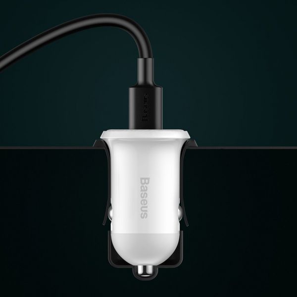    Baseus Grain Pro 4.8A 2USB White (CCALLP-02) -  5