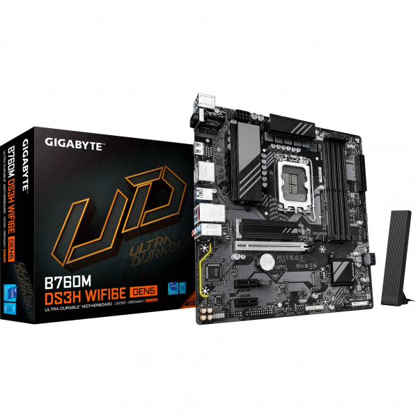 ����������� ����� Gigabyte B760M DS3H WiFi6E Gen5 Socket 1700 - �������� 1