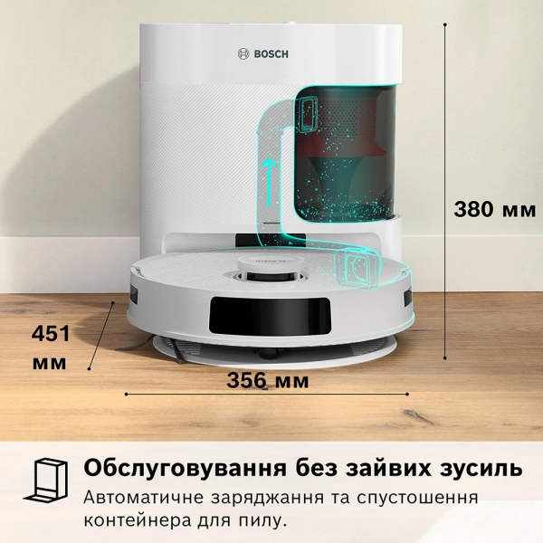 �����-������� Bosch Spotless+ BCRD1W - �������� 5