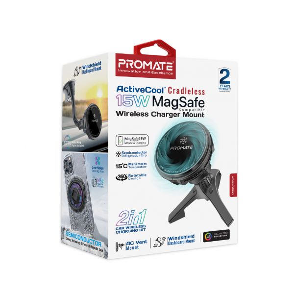    Promate MagChill-Ga MagSafe Black (magchill-ga) -  8