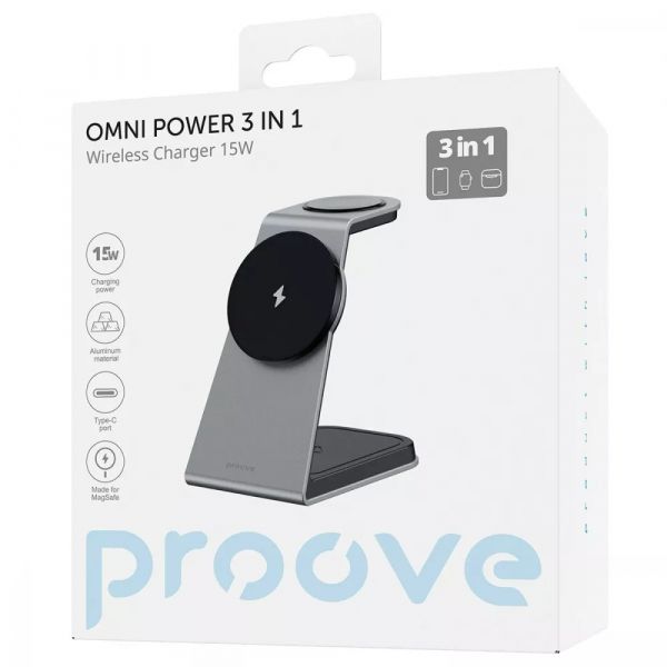 ����������� �������� ������� Proove Omni Power 3in1 15W Gray (WSOP15020003) - �������� 2