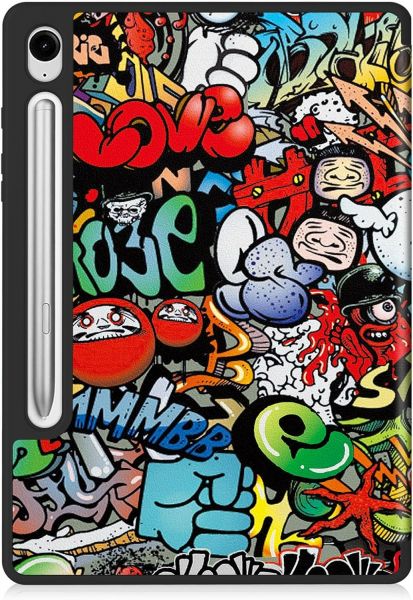 �����-������ BeCover Flexible TPU Mate ��� Samsung Galaxy Tab S9 (SM-X710/SM-X716)/S9 FE (SM-X510/SM-X516B) Graffiti (712534) - �������� 14