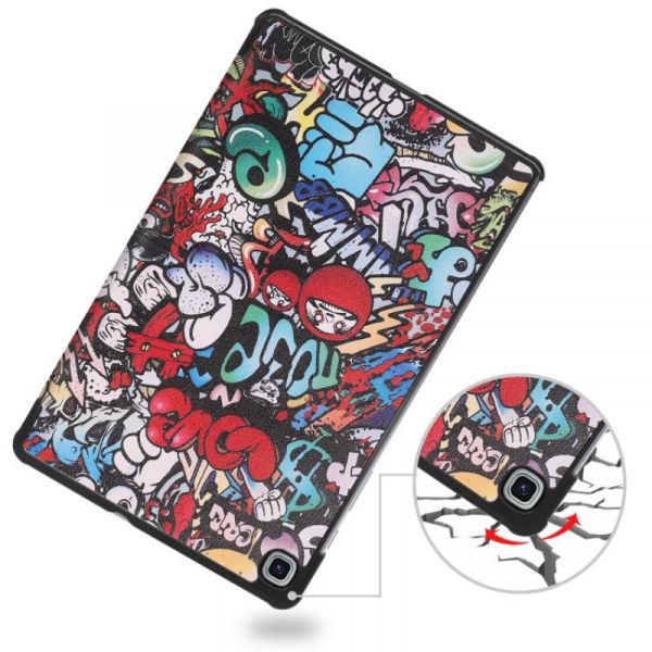 �����-������ BeCover Flexible TPU Mate ��� Samsung Galaxy Tab S6 Lite 10.4 SM-P620/SM-P625/SM-P627 Graffiti (712519) - �������� 4