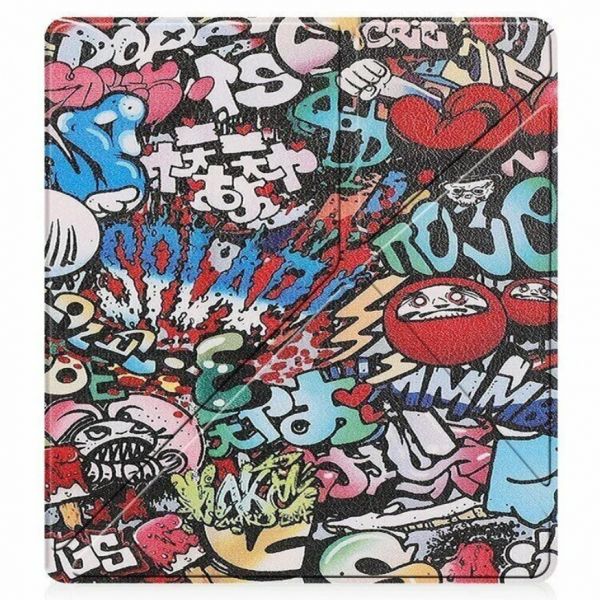 �����-������ BeCover Ultra Slim Origami ��� Amazon Kindle Scribe 10.2" Graffiti (712582) - �������� 1