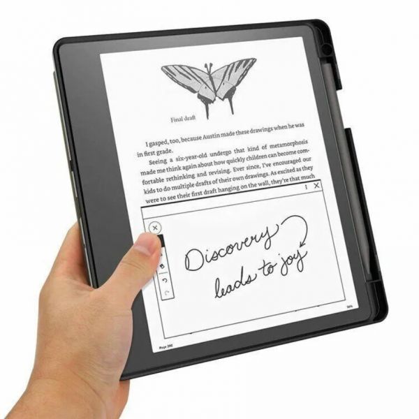 �����-������ BeCover Ultra Slim Origami ��� Amazon Kindle Scribe 10.2" Red (712581) - �������� 7