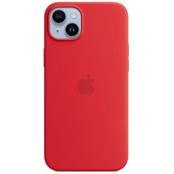 �����-�������� Apple Silicone Case with MagSafe ��� Apple iPhone 14 Plus PRODUCT Red (MPT63) - �������� 1