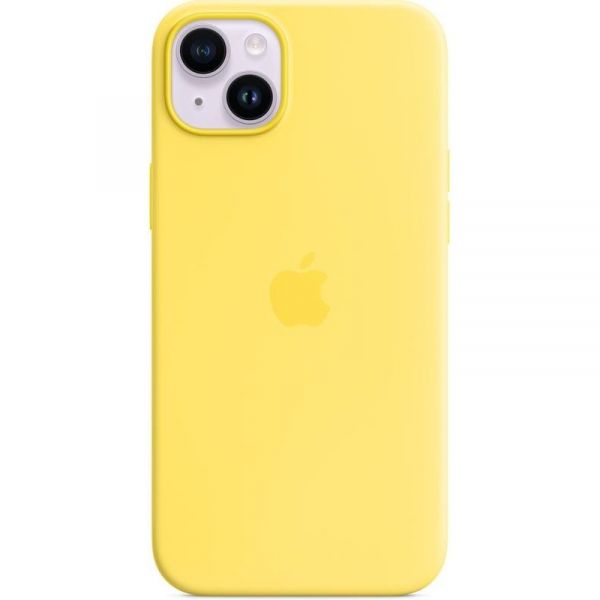 �����-�������� Apple Silicone Case with MagSafe ��� Apple iPhone 14 Plus Canary Yellow (MQUC3) - �������� 1