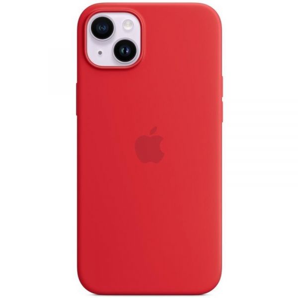 �����-�������� Apple Silicone Case with MagSafe ��� Apple iPhone 14 Plus PRODUCT Red (MPT63) - �������� 2
