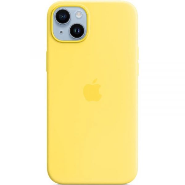 �����-�������� Apple Silicone Case with MagSafe ��� Apple iPhone 14 Plus Canary Yellow (MQUC3) - �������� 3