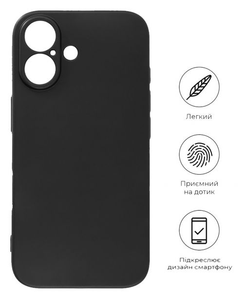 e- BeCover  Apple iPhone 16 Plus Black (712276) -  4