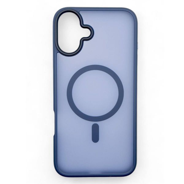 �e���-�������� BeCover Metal Buttons Case MagSafe ��� Apple iPhone 16 Plus Blue (712094) - �������� 1