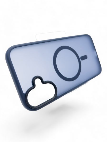 �e���-�������� BeCover Metal Buttons Case MagSafe ��� Apple iPhone 16 Plus Blue (712094) - �������� 3