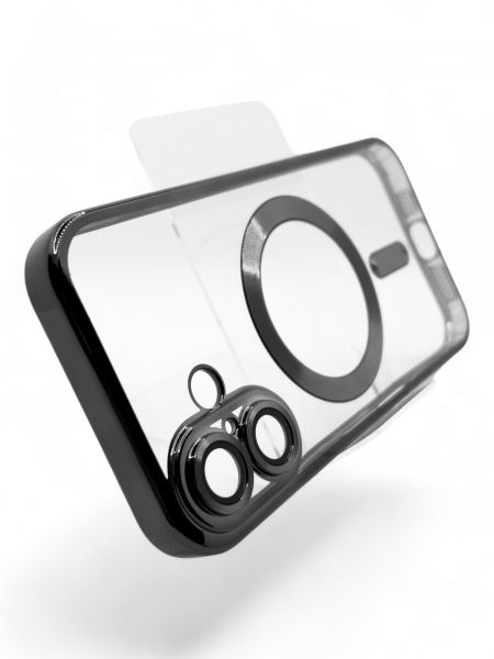 e- BeCover TPU Chrome Case MagSafe  Apple iPhone 16 Plus Black (712075) -  3