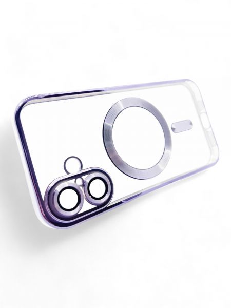 e- BeCover TPU Chrome Case MagSafe  Apple iPhone 16 Plus Purple (712079) -  3