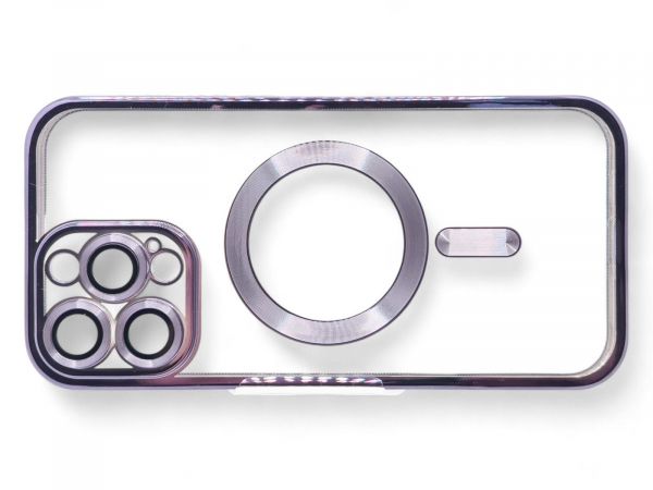 e- BeCover TPU Chrome Case MagSafe  Apple iPhone 16 Pro Purple (712084) -  4
