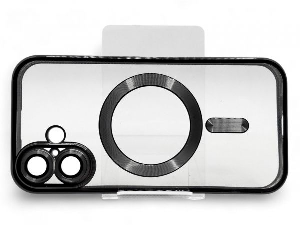 e- BeCover TPU Chrome Case MagSafe  Apple iPhone 16 Plus Black (712075) -  4