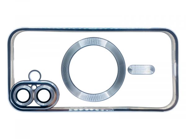 e- BeCover TPU Chrome Case MagSafe  Apple iPhone 16 Sierra Blue (712072) -  5