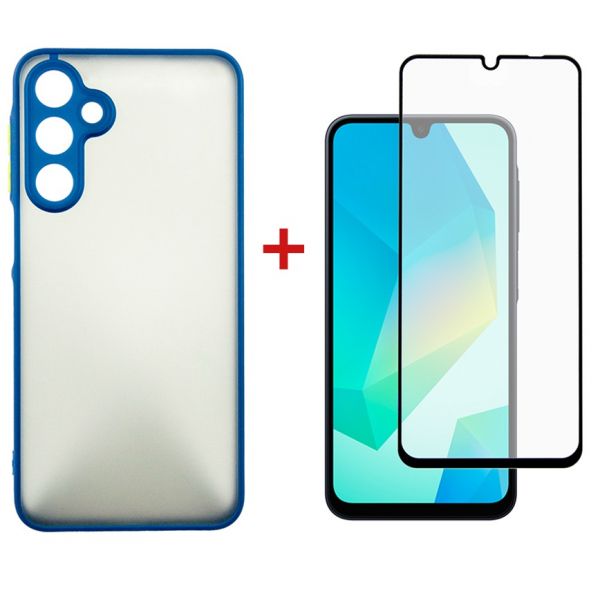 �����-�������� Dengos Matt ��� Samsung Galaxy A16 SM-A165 Blue (DG-KM-118) + ������� ���� - �������� 1