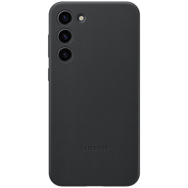 �����-�������� Samsung Leather Cover ��� Samsung Galaxy S23 Plus SM-S916 Black (EF-VS916LBEGRU) - �������� 1