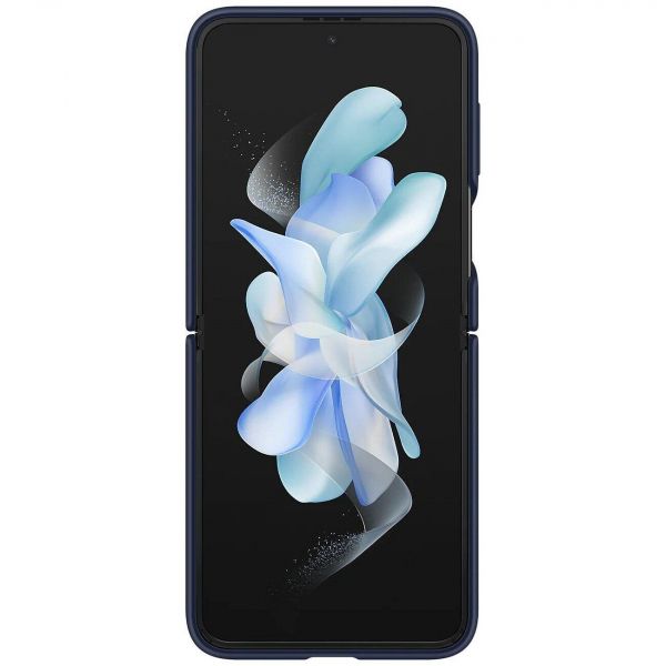 �e���-�������� Samsung Silicone Cover with Ring ��� Samsung Galaxy Flip 4 SM-F721 Navy Blue (EF-PF721TNEGUA) - �������� 6