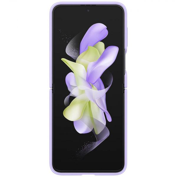 �e���-�������� Samsung Silicone Cover with Ring ��� Samsung Galaxy Flip 4 SM-F721 Lavender (EF-PF721TVEGUA) - �������� 6