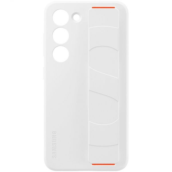 �e���-�������� Samsung Silicone Grip Case ��� Samsung Galaxy S23 SM-S911 White (EF-GS911TWEGRU) - �������� 2