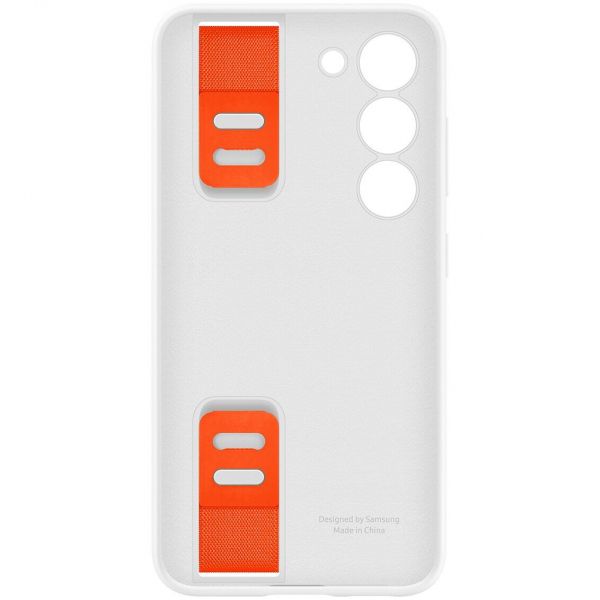 �e���-�������� Samsung Silicone Grip Case ��� Samsung Galaxy S23 SM-S911 White (EF-GS911TWEGRU) - �������� 3