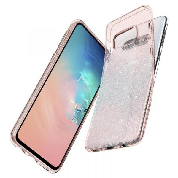 �����-�������� Spigen Liquid Crystal Glitter ��� Samsung Galaxy 10e SM-G970 Rose Quartz (609CS25835) - �������� 4