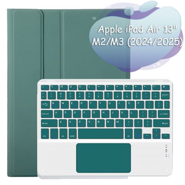 ����� � ������������ ����������� (TouchPad) BeCover ��� Apple iPad Air 13 (2024/2025) Dark Green (712603) - �������� 5