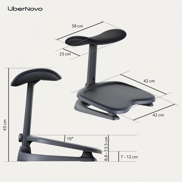 ϳ������� ��� ��� LiberNovo StepSync Footrest Midnight Black (CP-GW-0000002-00-01) - �������� 8
