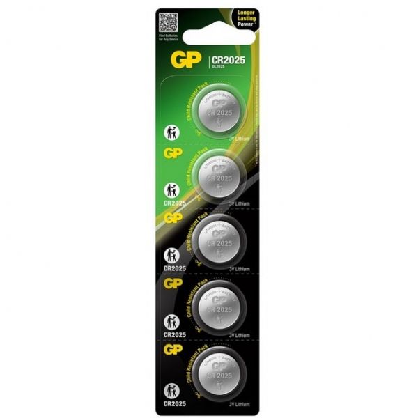 ��������� GP CR2025 3B Lithium 5�� (CR2025-U5) - �������� 1