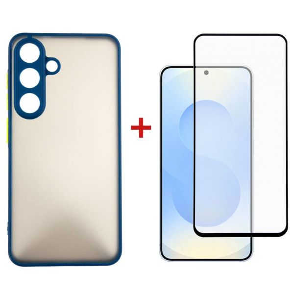 �e���-�������� Dengos Matt ��� Samsung Galaxy S25 SM-S931 Blue (DG-KM-142) + �������� ������ - �������� 1