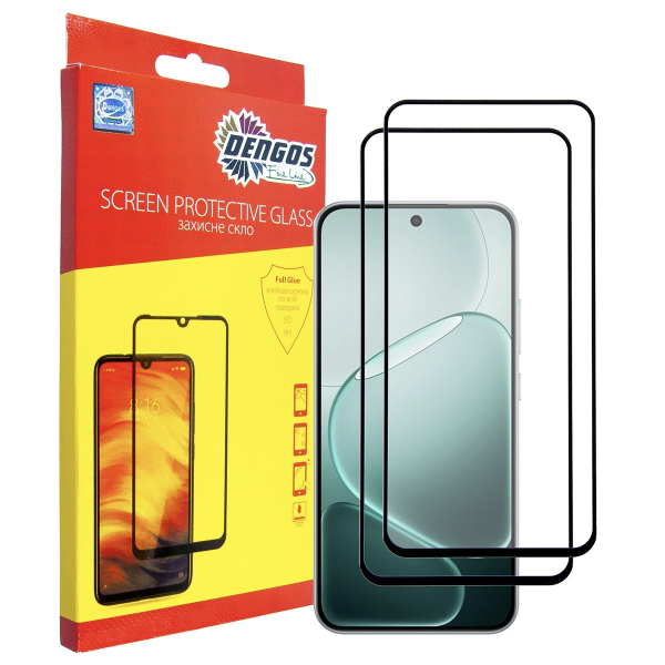 �������� ������ Dengos ��� Oppo A6 Pro Black Full Glue (DG-TG2P-94) 2 ��. - �������� 1