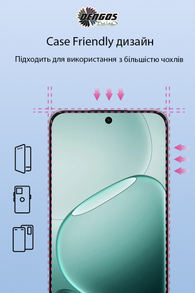 �������� ������ Dengos ��� Oppo A6 Pro Black Full Glue (DG-TG2P-94) 2 ��. - �������� 3