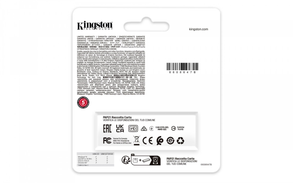 ����-���������� USB3.2 512GB Kingston DataTraveler Exodia Black (DTXG2/512GB) - �������� 6