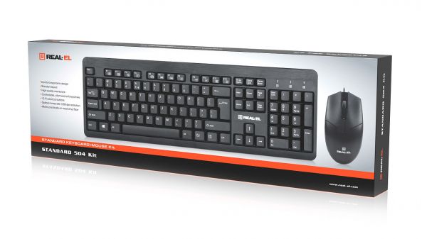 �������� (���������, ����) REAL-EL Standard 504 Kit Black (EL123100037) - �������� 10