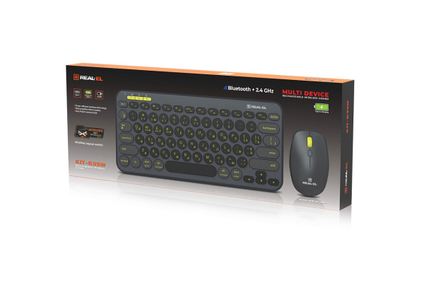 �������� (���������, ����) ����������� REAL-EL Kit-635W Black - �������� 4