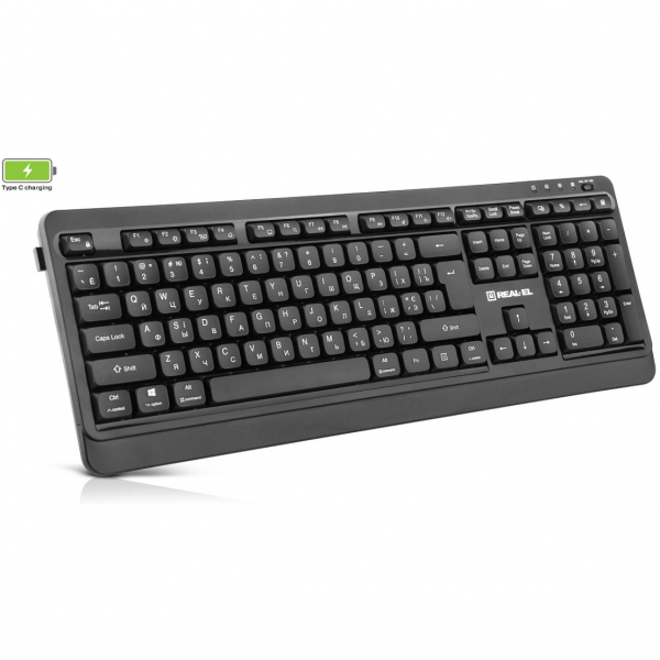 ��������� ���������� REAL-EL RK-760W Black - �������� 10
