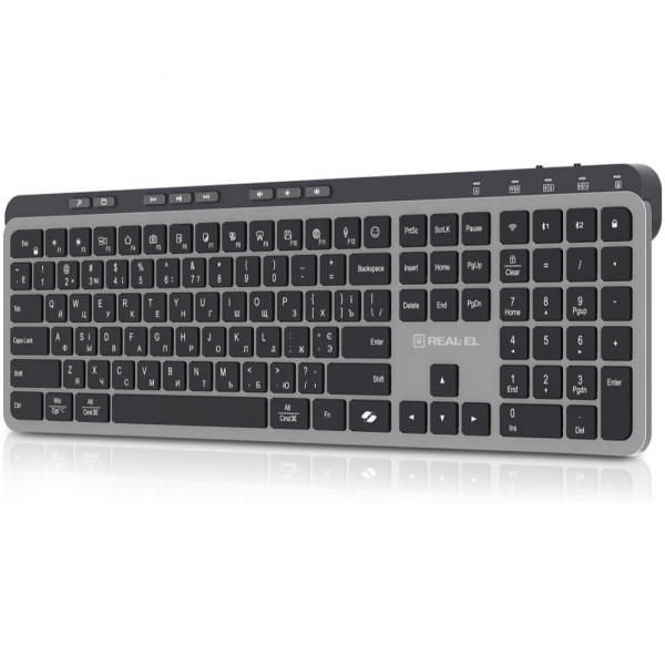 ��������� ���������� REAL-EL RK-737W Black/Grey - �������� 9