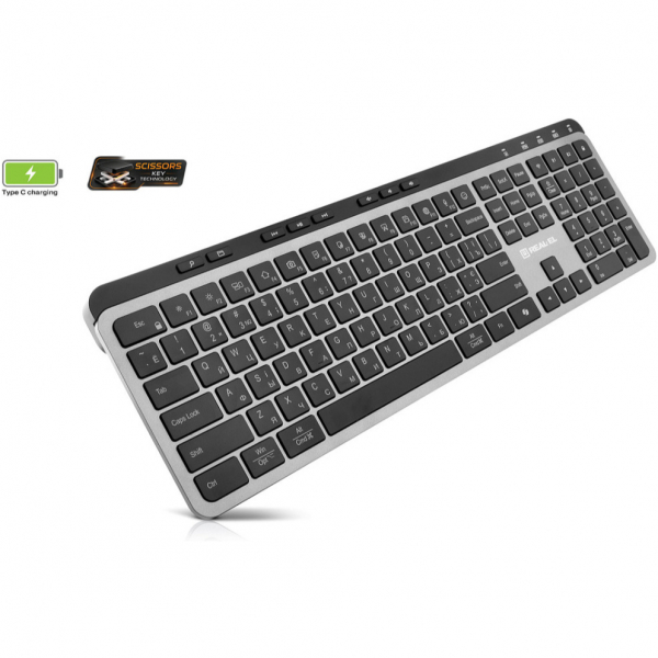 ��������� ���������� REAL-EL RK-737W Black/Grey - �������� 12
